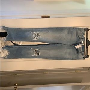 L’AGENCE high waisted ripped jeans SIZE 26